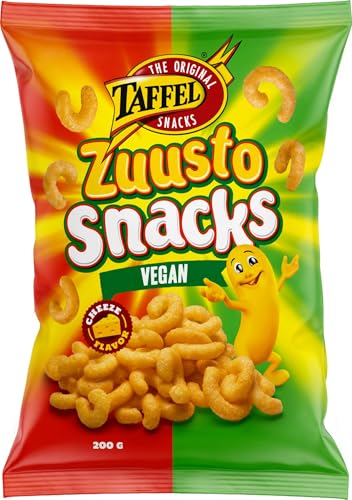 Taffel Zuustosnacks vegan cheese-flavored corn chips 1 Pack of 200g 7.1oz von SÖPÖSÖPÖ