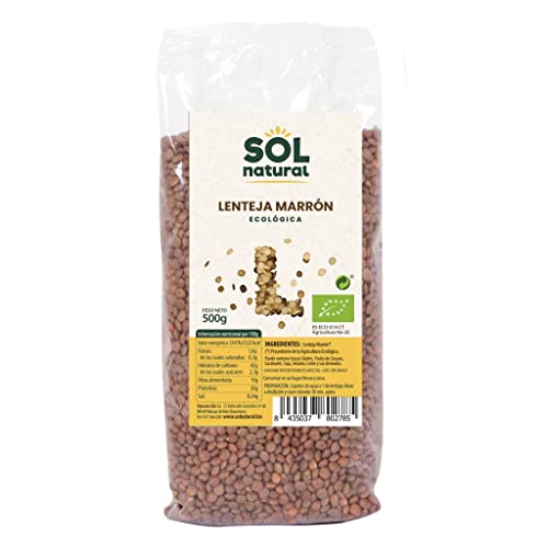 Lentejas marrones bio 500g Sol Natural von SOLNATURAL