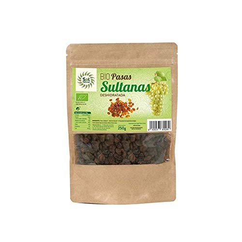 Pasas sultanas bio 250g Sol Natural von SOLNATURAL