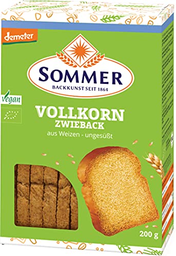 Sommer Weizen Vollkorn Zwieback, 200 g von FOXCUP