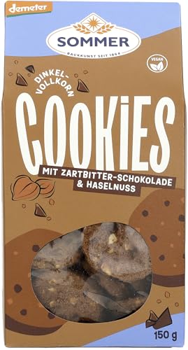 Sommer & Co. Bio Demeter Dinkel Schoko Cookies, vegan (6 x 150 gr) von SOMMER CABLE