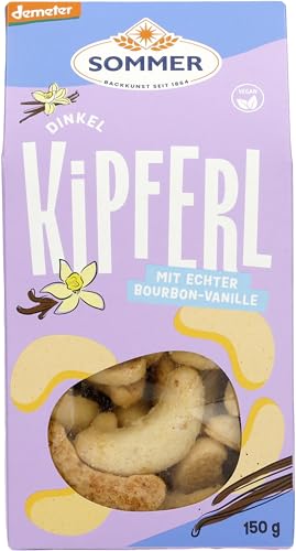 Sommer & Co. Bio Demeter Dinkel Vanille-Kipferl, vegan (2 x 150 gr) von SOMMER CABLE