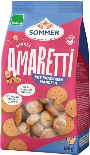 Sommer & Co. Bio Dinkel Amaretti mit Mandeln (2 x 125 gr) von SOMMER CABLE