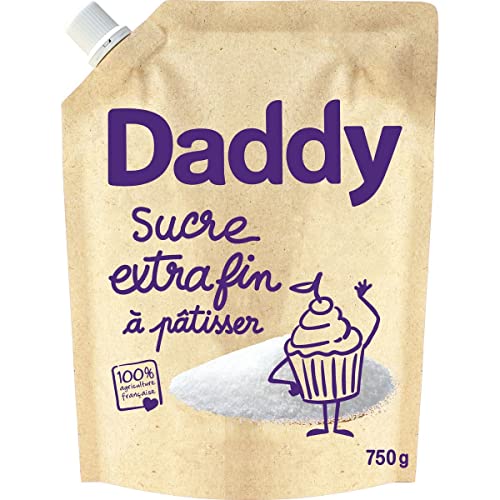 DADDY Weißer Zucker, extra fein, 750 g, 6 Stück von SONDEY