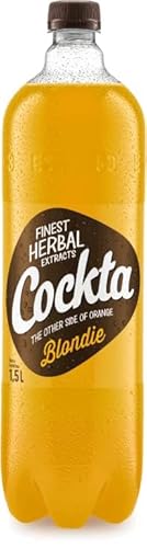 4 Cockta Legendary Taste Fizzy Drinks with Finest Herbal Extract Soft Drink Non Alcoholic Aperitif Drinks, Coffeinfrei & Orthophosphoric Acid Free New Taste with other side of ORANGE von SORINA