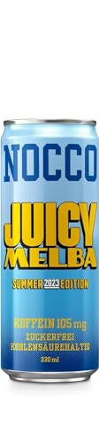 6 Dosen NOCCO BCAA Drink | Juicy Melba Summer Edition 2023 | Buxtrade | 330 ml | 105 mg Koffein von SORINA