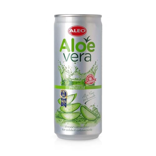 ALEO 250ML Premium Aloe Vera Drink - Natural, No Preservatives, No Artificial Colors Superior Taste Award 2025 von SORINA