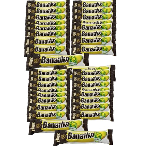 Bananko Čokoladni Krem Banane 30g -120g – Gönnen Sie sich pure Dekadenz! (30G, 36 Pack) von SORINA