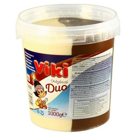 VIKI Duo 1000g - VIKI Duo wird aus natürlichen Rohstoffen hergestellt – Milch, Kakao und Haselnüssen (VIKI DUO 1000g) von SORINA