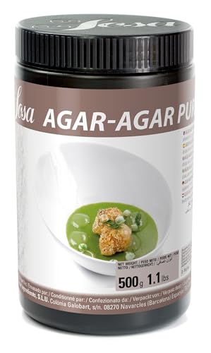 SOSA Agar Agar Puder, Geliermittel pflanzlichen Ursprungs, Dose mit 500 g von SOSA