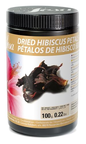 SOSA Getrocknete Hibiskusblüten - kulinarisches Ornament - Dose 100 g von SOSA