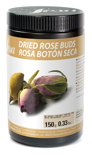 SOSA Knöpfe, getrocknete Rosen, kulinarisches Ornament, Dose mit 150 g von SOSA