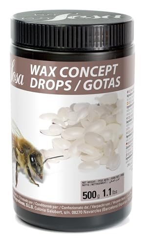 SOSA WAX CONCEPT natürliches Bienenwachs, Emulgator für Lebensmittel, 500 g von SOSA