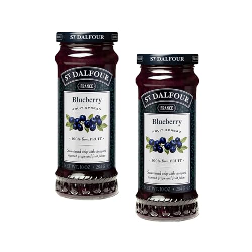 St Dalfour® | Bosco Blaubeermarmelade - 2 x 284 Gr | Blaubeermarmelade im Glas von ST DALFOUR