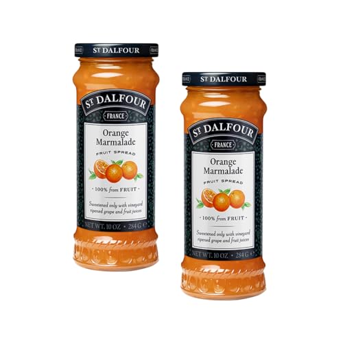 St Dalfour® | Orangenmarmelade mit Schale - 2 x 284 Gr | Nur Fruchtmarmelade im Glas von ST DALFOUR