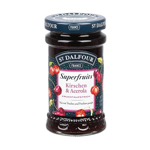 St. Dalfour Superfruits Kirschen und Acerola Fruchtaufstrich 170g von ST. DALFOUR