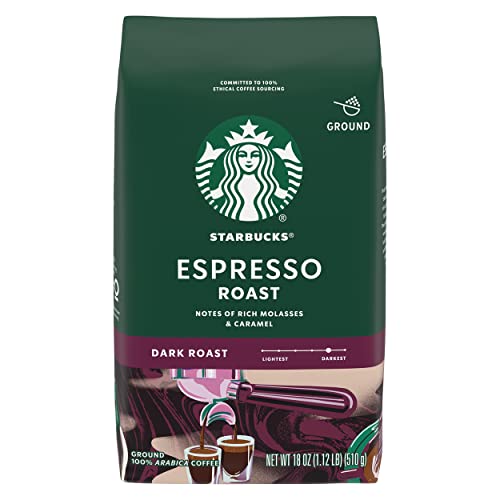 Dark Roast Ground Coffee — Espresso Roast — 100% Arabica — 1 bag (18 oz.) von STARBUCKS