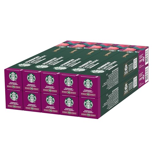 STARBUCKS Caffé Verona by Nespresso, Dunkle Röstung, Kaffeekapseln 10 x 10 (100 Kapseln) von STARBUCKS