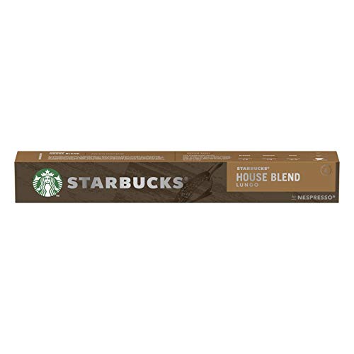 STARBUCKS - Espresso House Blend Lungo - Kaffeekapsel - Nespresso kompatibel - Geschmacksintensität 8-10 Kapseln von STARBUCKS