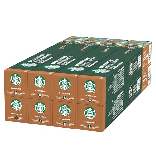 STARBUCKS House Blend by Nespresso, Mittlere Röstung, Kaffeekapseln 8 x 10 (80 Kapseln) von STARBUCKS