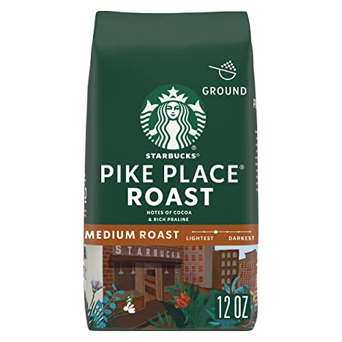 STARBUCKS Medium Pike Place Roast Coffee, Ground, 12 oz von STARBUCKS