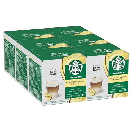 STARBUCKS Vanilla Macchiato by Nescafé Dolce Gusto Kaffeekapseln 6 x 12 (72 Kapseln) von STARBUCKS