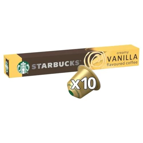 Starbucks By Nespresso Kaffee-Blond mit cremigem Vanillegeschmack, 10 Kapseln, 51 g, Kapsel – 0,07 kg von STARBUCKS