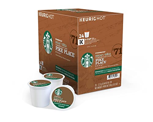 Starbucks Decaf Pike Place Roast, K-Cup for Keurig Brewers, 24 Count von STARBUCKS