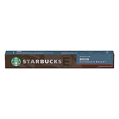 Starbucks Espresso Decaf Dark Roast für NESPRESSO Kaffeekapseln (1 x 10 Kapseln) von STARBUCKS