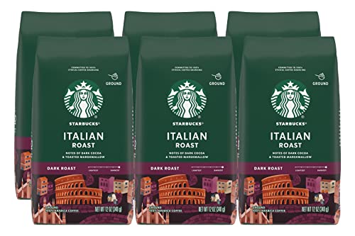 Starbucks Italienischer gemahlener Kaffee, 340 ml, 6 Stück von Starbucks