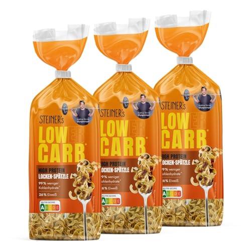 STEINER's Low Carb High Protein Locken Spätzle (3x250g) von STEINER´s