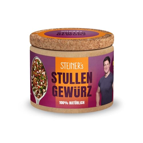 STEINER´s Stullen Spice Mix | Gewürzmischung für belegte Brote, Frischkäse und Brotaufstrich | Perfekt für Stullen, Bagel, Brötchen oder Weckerl | Premiumqualität | 1x 60g Gewürz Dose von STEINER´s