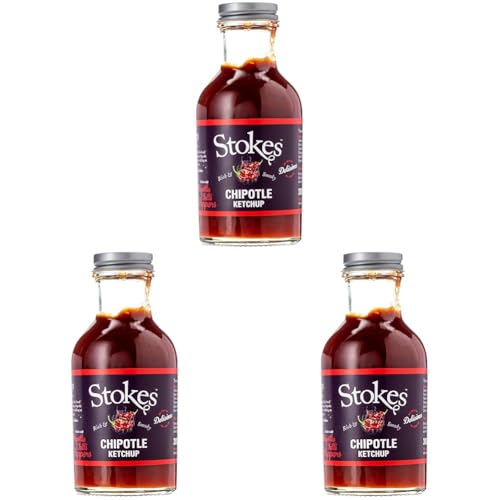 Stokes Chipotle Ketchup 273 ml (Packung mit 3) von STOKES