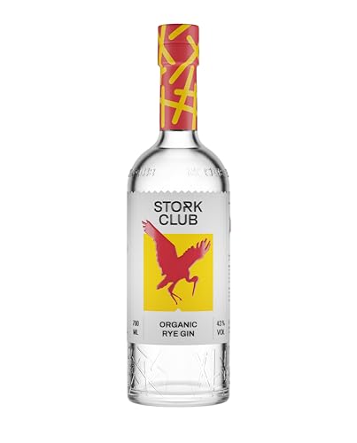 STORK CLUB Bio Rye Gin (1 x 0,7 l) – klimaneutraler und veganer Bio-Gin mit 43% vol. von STORK CLUB