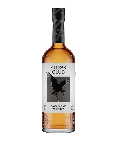 STORK CLUB Smoky Rye Whiskey (1 x 0,7 l) – Deutscher Roggen-Whiskey mit 50% vol. von STORK CLUB