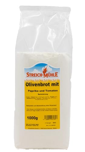 Olivenbrot-Backmischung mit Paprika und Tomaten, Sommergebäck von STREICH-MÜHLE