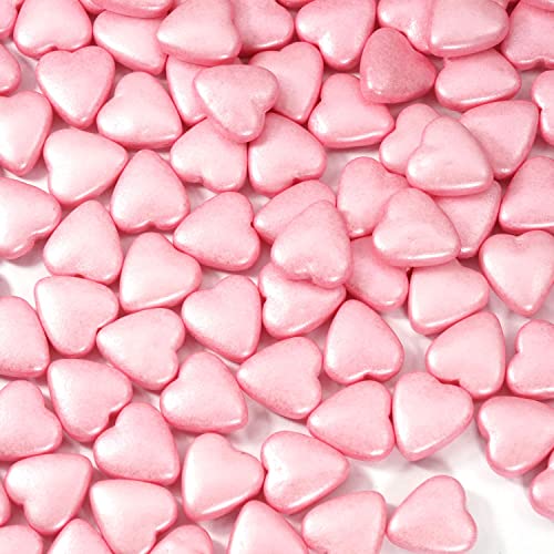 Streusel Glück Zuckerherzen Liebe rosa pearl 180g - Zuckerstreusel Sprinkles Herzen Zucker Zuckerdekor Deko für Torten Kuchen Cupcakes Muffins Geburtstag Hochzeit Weihnachten von STREUSEL GLÜCK wir streuseln Liebe