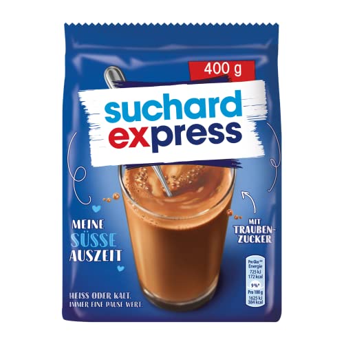 Suchard Express Kakao Pulver 400 g Beutel, Kakaopulver zum Teilen und genießen mit der Familie von SUCHARD KAKAO EXPRESS