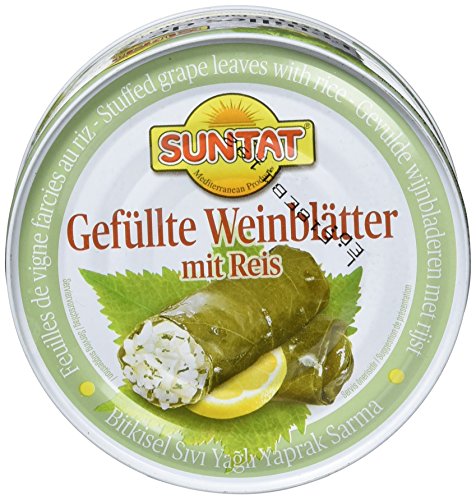 SUNTAT Gefüllte Weinblätter , 4er Pack (4 x 400 g Packung) von SUNTAT