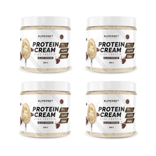 Superset Nutrition - Protein Cream (4x250g) Black Cookies von SUPERSET NUTRITION