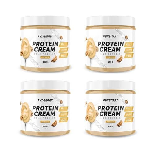 Superset Nutrition - Protein Cream (4x250g) Cookies von SUPERSET NUTRITION