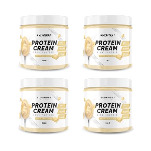 Superset Nutrition - Protein Cream (4x250g) Weiße Schokolade von SUPERSET NUTRITION