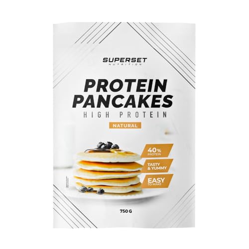 Superset Nutrition - Protein-pfannkuchen (750g) - Protein-Pfannkuchen - Zubereitungspulver für Proteinpfannkuchen - Natur von SUPERSET NUTRITION