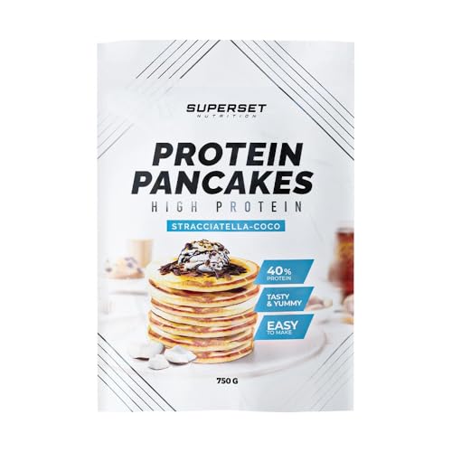 Superset Nutrition - Protein-pfannkuchen (750g) - Protein-Pfannkuchen - Zubereitungspulver für Proteinpfannkuchen - Stracciatella von SUPERSET NUTRITION