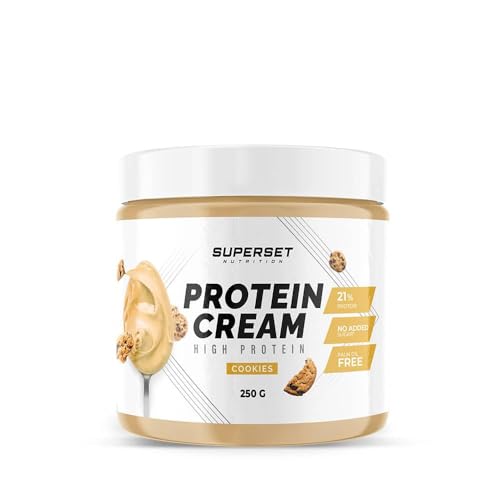 Superset Nutrition - Proteincreme (250g) - Eiweißhaltige Brotaufstriche - Der beste proteinhaltige Brotaufstrich! - Cookies von SUPERSET NUTRITION