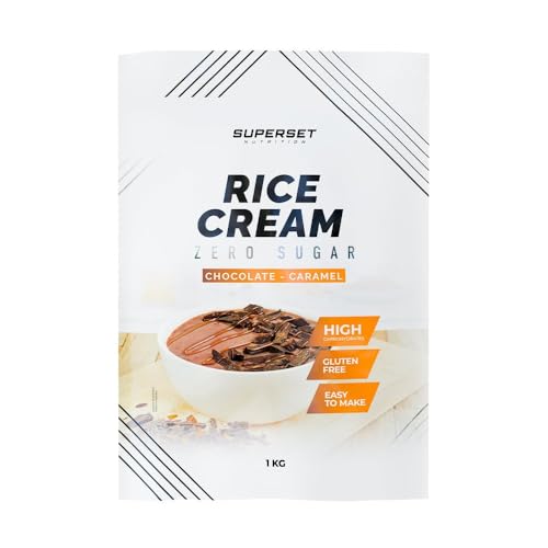 Superset Nutrition - Reissahne (1kg) - Cremes aus Reis - Köstliche Reiscreme mit wenig Zucker - Karamell-Schokolade von SUPERSET NUTRITION