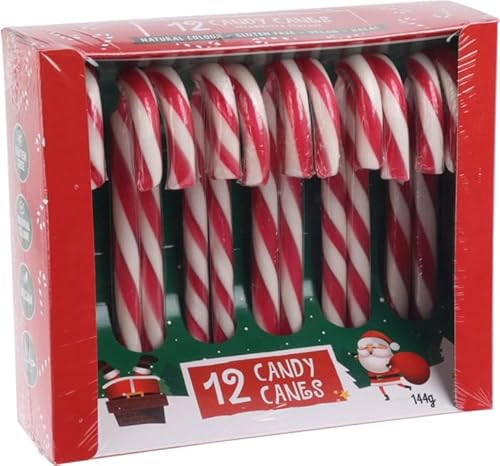 Weihnachtliche Zuckerstangen Box 12er von SWEET BUDDIES