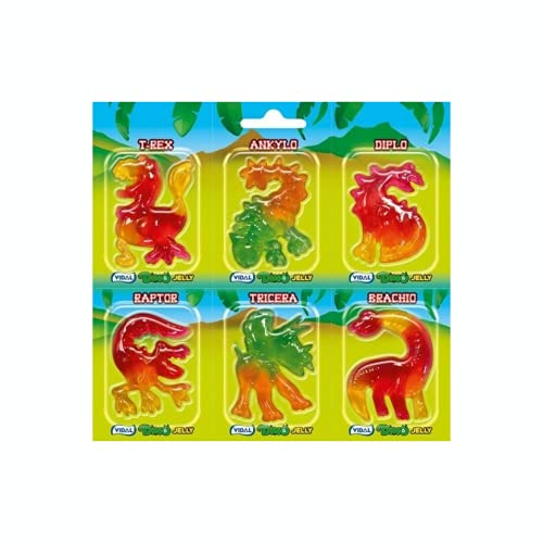 Vidal Dino Jelly Cars 6 x 11 von SWEETEZ