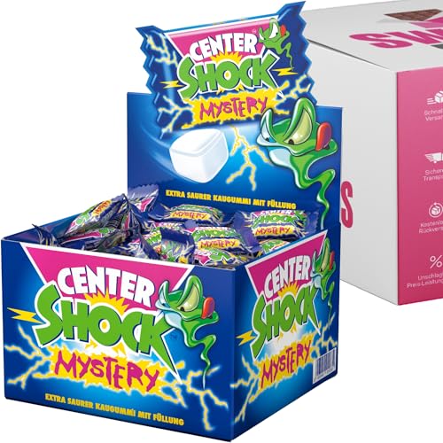 Center Shock 100er Box verschiedene Sorten – Saure Süßigkeiten, perfekt für Partys, Halloween & Schultüten (Box, Mystery (100er Box)) von SWEETS´N FOOD