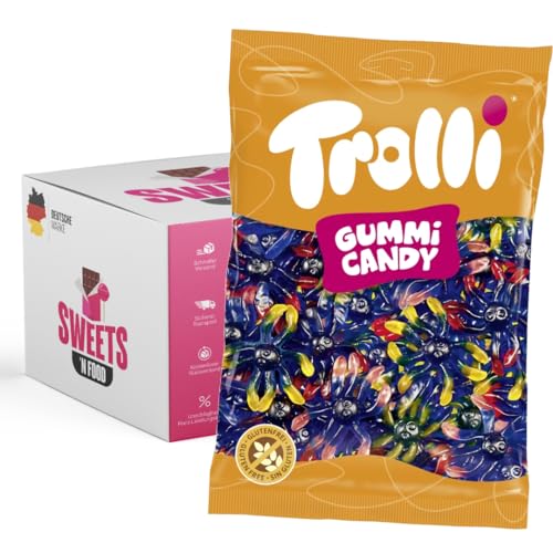 Trolli Süßigkeiten- 1 kg Beutel | Verschiedene Sorten zur Auswahl | Mit stylishem SWEETS´N FOOD Packband verpackt (Tintenfische) von SWEETS´N FOOD